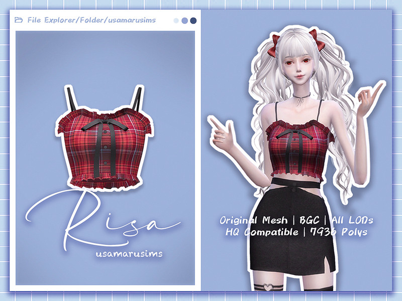 Sims 4 The Sims Resource | Risa Top by TSR Creator