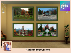 Sims 3 — ws Paintings Autumn - RC by watersim44 — ws Paintings Autumn recolor Selfmade created Impressions - in 4