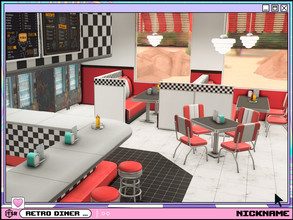 Sims 4 — retro diner set by NICKNAME_sims4 — retro diner set 10 package files. retro diner_counter retro diner_island