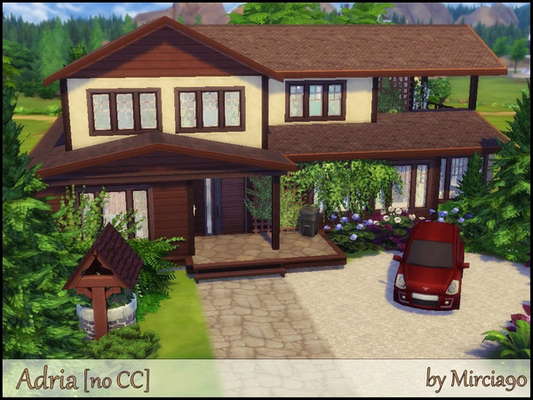 Sims 4 — Adria by Mircia90 — A typical family home for a larger family. Lot Size: 30x20 Price: 103 613 $ No CC