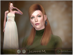 Sims 4 — SIM inspired by Julianne Moore by BAkalia — Hello :) I really like American actress Julianne Moore. Here is my