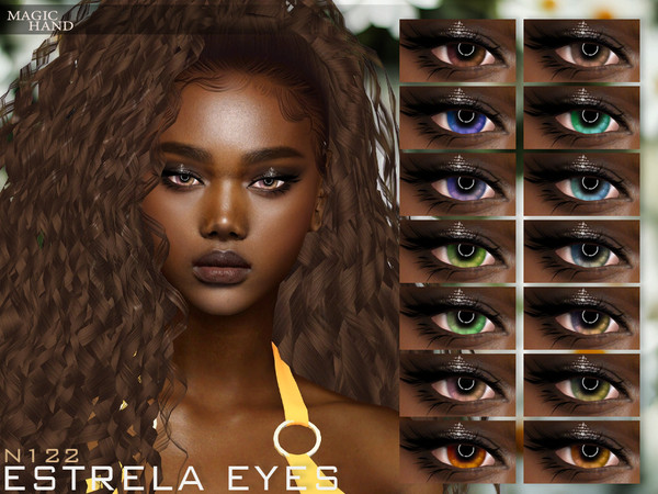 Sims 4 — Estrela Eyes N122 by MagicHand — Colorful eyes for males and females in 16 swatches - HQ Compatible. Preview -