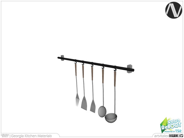 Sims 3 — Retro ReBOOT | Georgia Hanger With Kitchen Equipment by ArtVitalex — Kitchen Collection | All rights reserved |