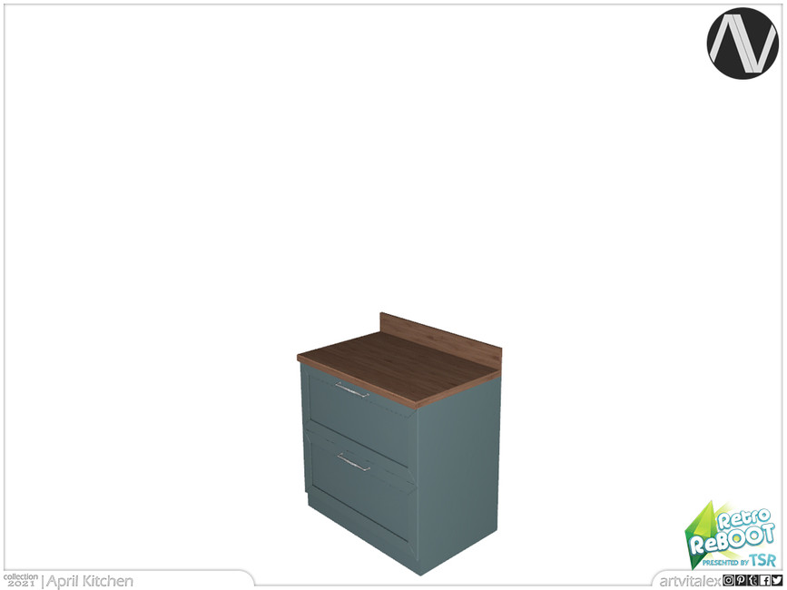 The Sims Resource - Retro ReBOOT | April Counter