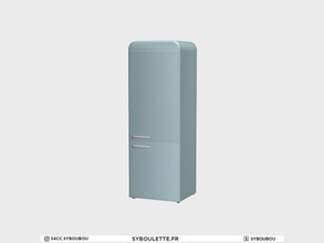 Sims 4 — Millennial - Fridge by Syboubou — This is a fridge with a vintage and colorful look.