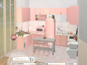 Sims 4 — Patreon Release - Millennial Kitchen (2/3: Appliances) by Syboubou — This set contains kitchen items to create a