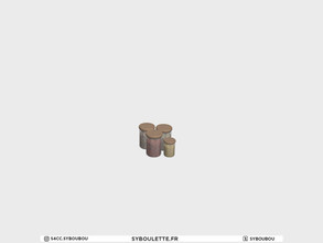 Sims 4 — Millennial - Spices by Syboubou — Those are spices container to clutter the kitchen.