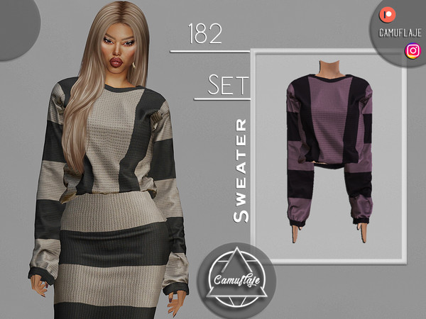 The Sims Resource - SET 182 - Sweater