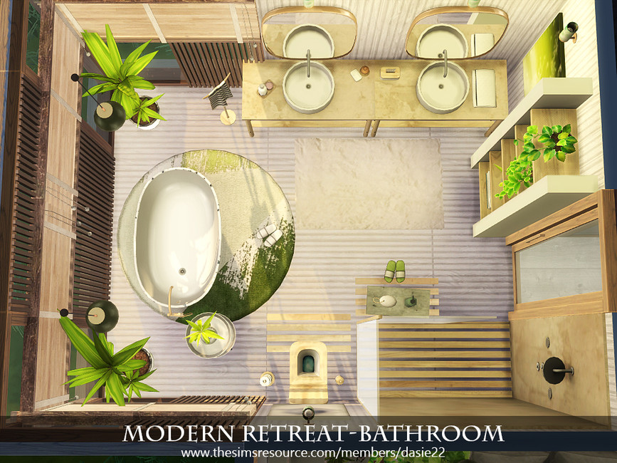 The Sims Resource - Modern Retreat-Bathroom