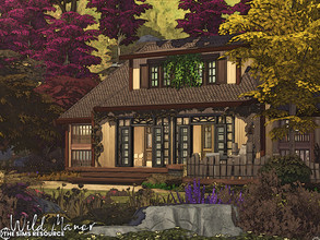 Sims 4 — Wild Manor | noCC by simZmora — Cozy, countryside manor with 2 bedrooms. Lot:30x20 Lot type: Residential