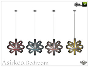 Sims 4 — Asirkoo bedroom ceiling light long by jomsims — Asirkoo bedroom ceiling light long