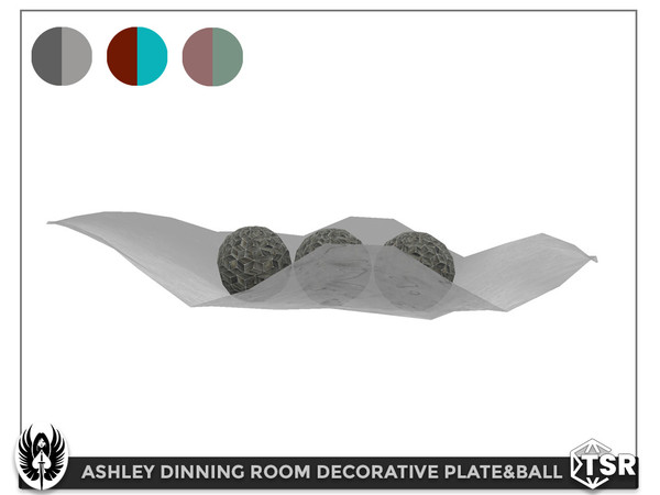 Sims 4 — Ashley Dinning Room Decorative Plate & Ball by nemesis_im — Decorative Plate & Ball from Ashley Dinning