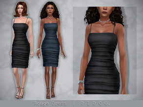 Sims 4 — Rouge Dress. by Pipco — A classic dress in 10 colors. Base Game Compatible New Mesh All Lods HQ Compatible