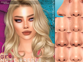 Sims 4 — Geri Nose Preset N26 by MagicHand — Cute nose for males and females - HQ Compatible Click on the nose to find
