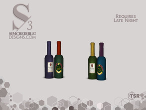 Sims 3 — Fine Flavours 2 Bottles by SIMcredible! — SIMcredibledesigns.com