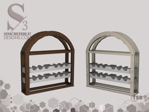 Sims 3 — Fine Flavours Arch Shelves by SIMcredible! — SIMcredibledesigns.com