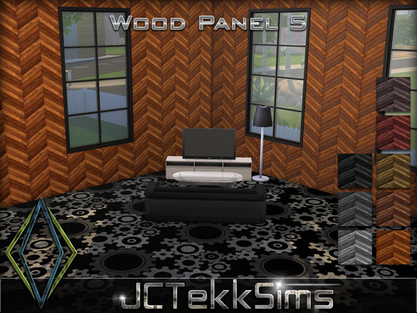 Sims 4 — Wood Panel 5 by JCTekkSims — Created by JCTekkSims.