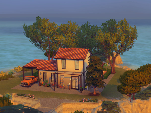 Sims 4 — Lucas'House no cc by sgK452 — Lot 20x20 Modern house for couple or single with all the comfort swimming pool and