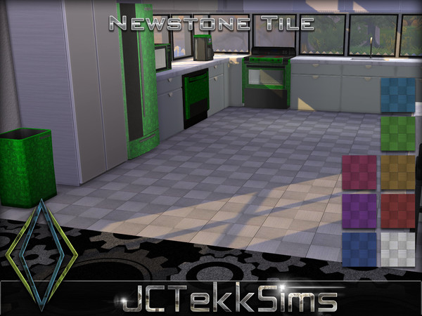 Sims 4 — Newstone Tile by JCTekkSims — Created by JCTekkSims.