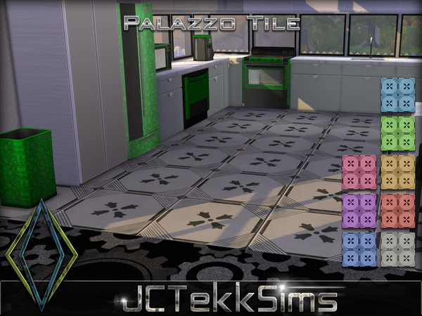 Sims 4 — Palazzo Tile by JCTekkSims — Created by JCTekkSims.
