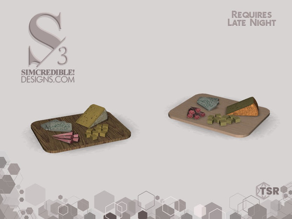 Sims 3 — Fine Flavours Goodies Tray by SIMcredible! — SIMcredibledesigns.com