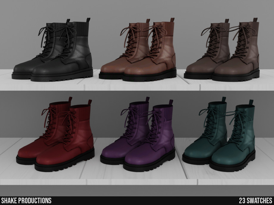 The Sims Resource - 959 - Leather Boots (Female)