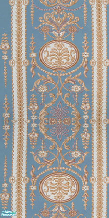 Sims 2 — BlueRoyaltyWall by The_Unicorn — -