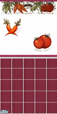 Sims 2 — Garden fresh 3 half tiled by devilishdawn —  