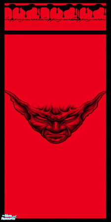 Sims 2 — Boys wall 4 by gonein60 — A wall.