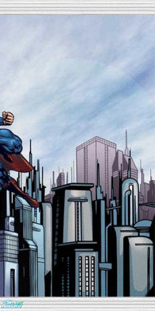 Sims 2 — PT Superman Mural - Wall 3 of 3 by Primetime024 — as name implies