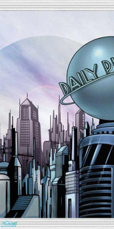 Sims 2 — PT Superman Mural -Wall 1 of 3 by Primetime024 — as name implies