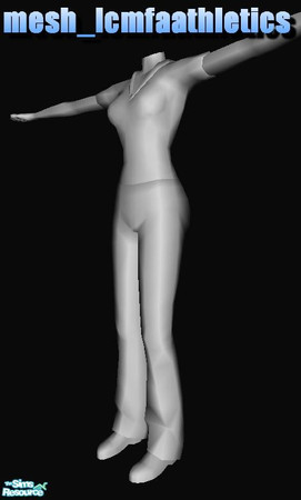 Sims 2 — mesh_lcmfaathletics by Grizzelda — YA & Adult mesh for your sims. 