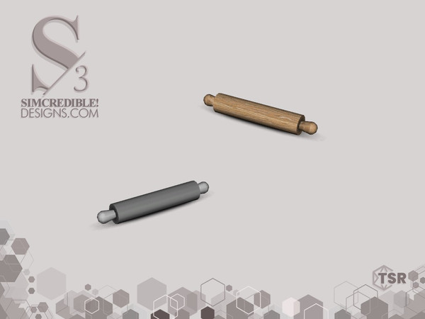 Sims 3 — Form and Function Rolling Pin by SIMcredible! — SIMcredibledesigns.com