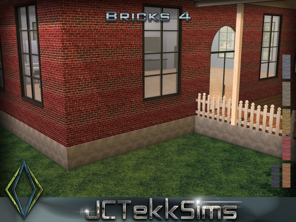 Sims 4 — Bricks 4 by JCTekkSims — Created by JCTekkSims.