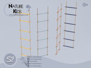Sims 4 — Nature Kids Ladder [decor] by SIMcredible! — by SIMcredibledesigns.com available exclusively at TSR 7 colors