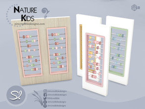 Sims 4 — Nature Kids Separator Abacus  by SIMcredible! — by SIMcredibledesigns.com available exclusively at TSR 7 colors