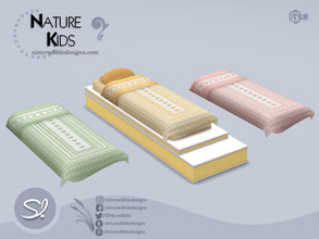 Sims 4 — Nature Kids Bed Cover by SIMcredible! — by SIMcredibledesigns.com available exclusively at TSR 6 colors