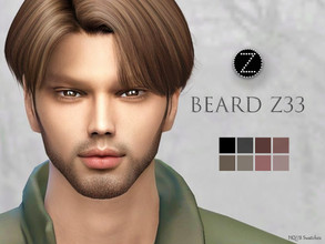 Sims 4 — BEARD Z33 by ZENX — -Base Game -All Age -For Female -8 colors -Works with all of skins -Compatible with HQ mod