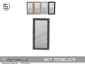 Sims 4 — Set Angelica - Floor Mirror by Simenapule — Set Angelica - Floor Mirror