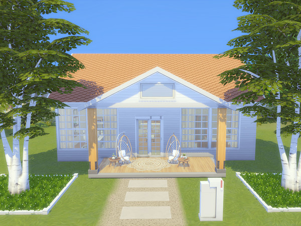 Sims 4 — Sunny Corner - [No CC] by Addie25 — Sunny cozy house built in Brindleton Bay fully ready for a family of 3 with