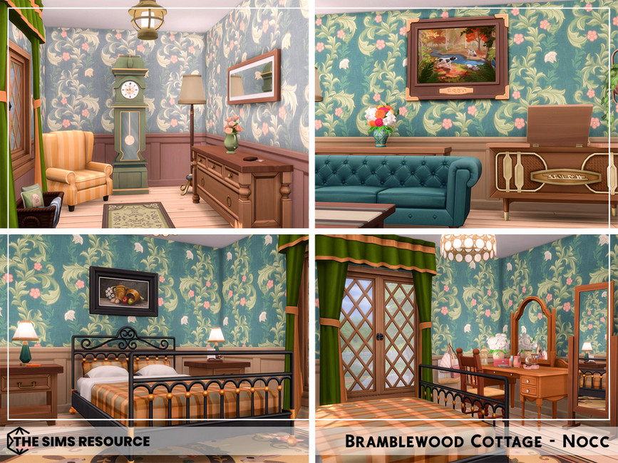 The Sims Resource Bramblewood Cottage Nocc