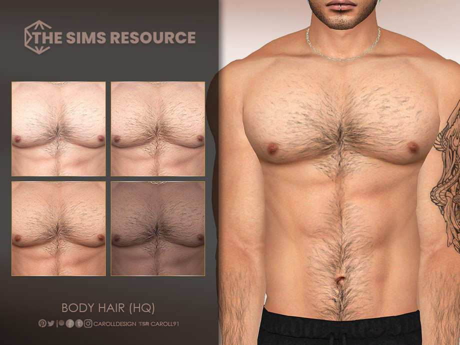 The Sims Resource - Body Hair (HQ)