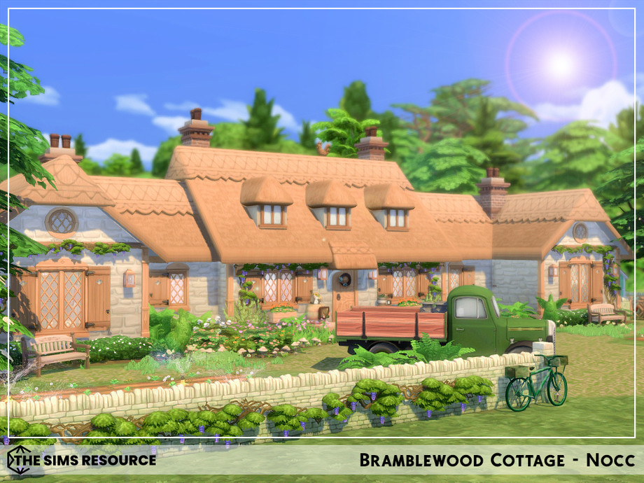 The Sims Resource Bramblewood Cottage Nocc