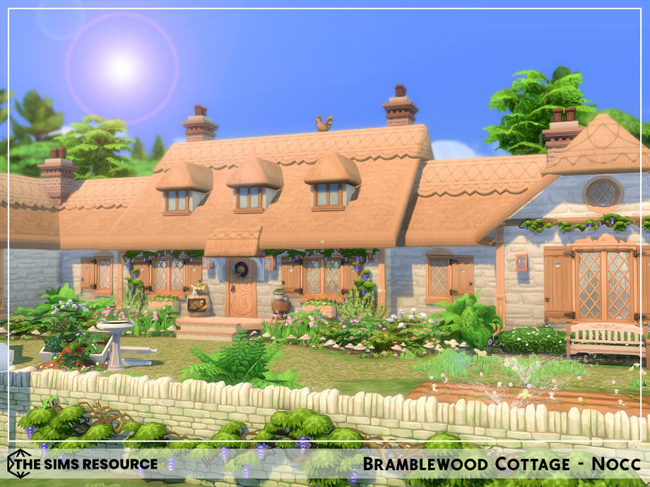 The Sims Resource Bramblewood Cottage Nocc