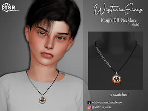 Sims 4 — Kanji's DB Necklace (kids) by WisteriaSims — **FOR KIDS **NEW MESH *GIRLS & BOYS - Necklace Category - 7