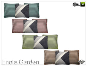 Sims 4 — Enola Garden cushions sofa by jomsims — Enola Garden cushions sofa