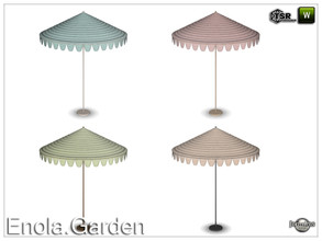 Sims 4 — Enola Garden Umbrella by jomsims — Enola Garden Umbrella
