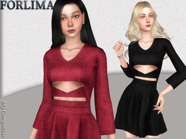 The Sims Resource - ForLima Dress .14