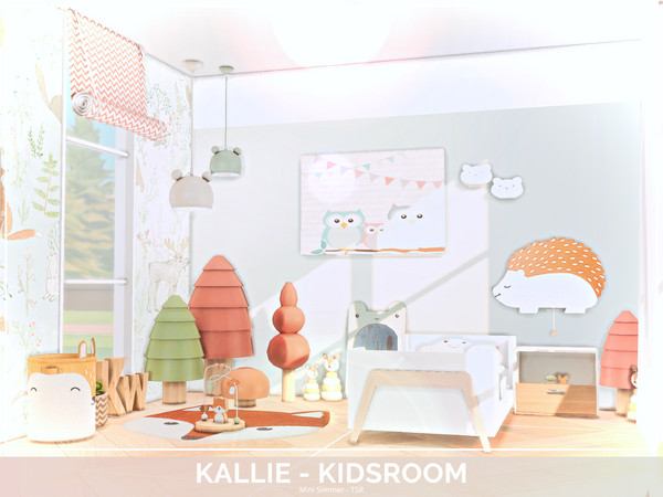 Sims 4 — Kallie Kidsroom - TSR only CC by Mini_Simmer — Room type: Kidsroom Size: 4x4 Price: $1,805 Wall Height: Short