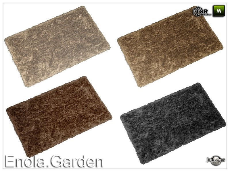 Sims 4 Enola Garden rugs by jomsims